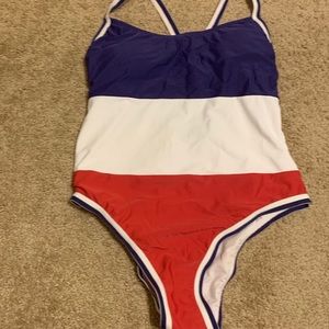 red white and blue swimsuit